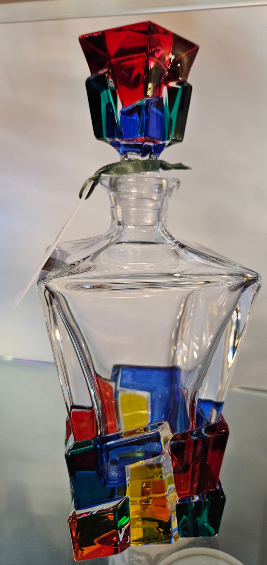 Crack Decanter - Colored Glass