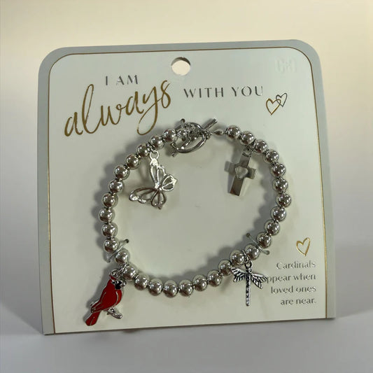 I Am With You Always Charm Bracelet