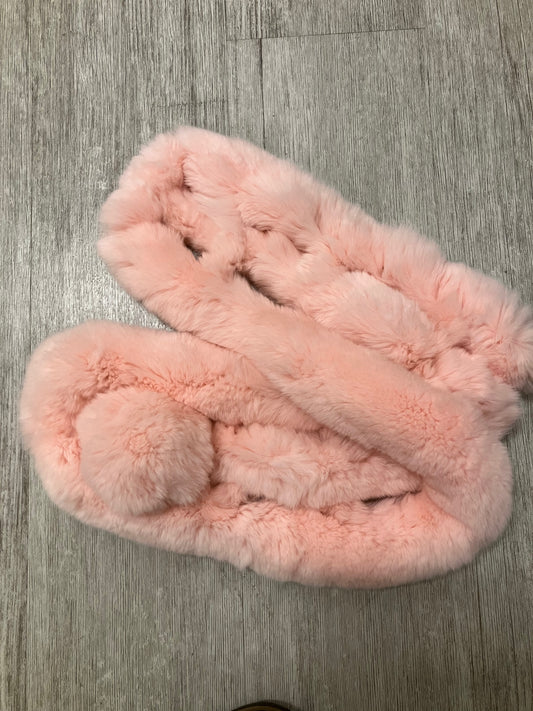 Pompon scarf-Pink