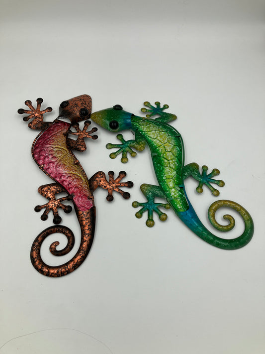 Metal wall Gecko