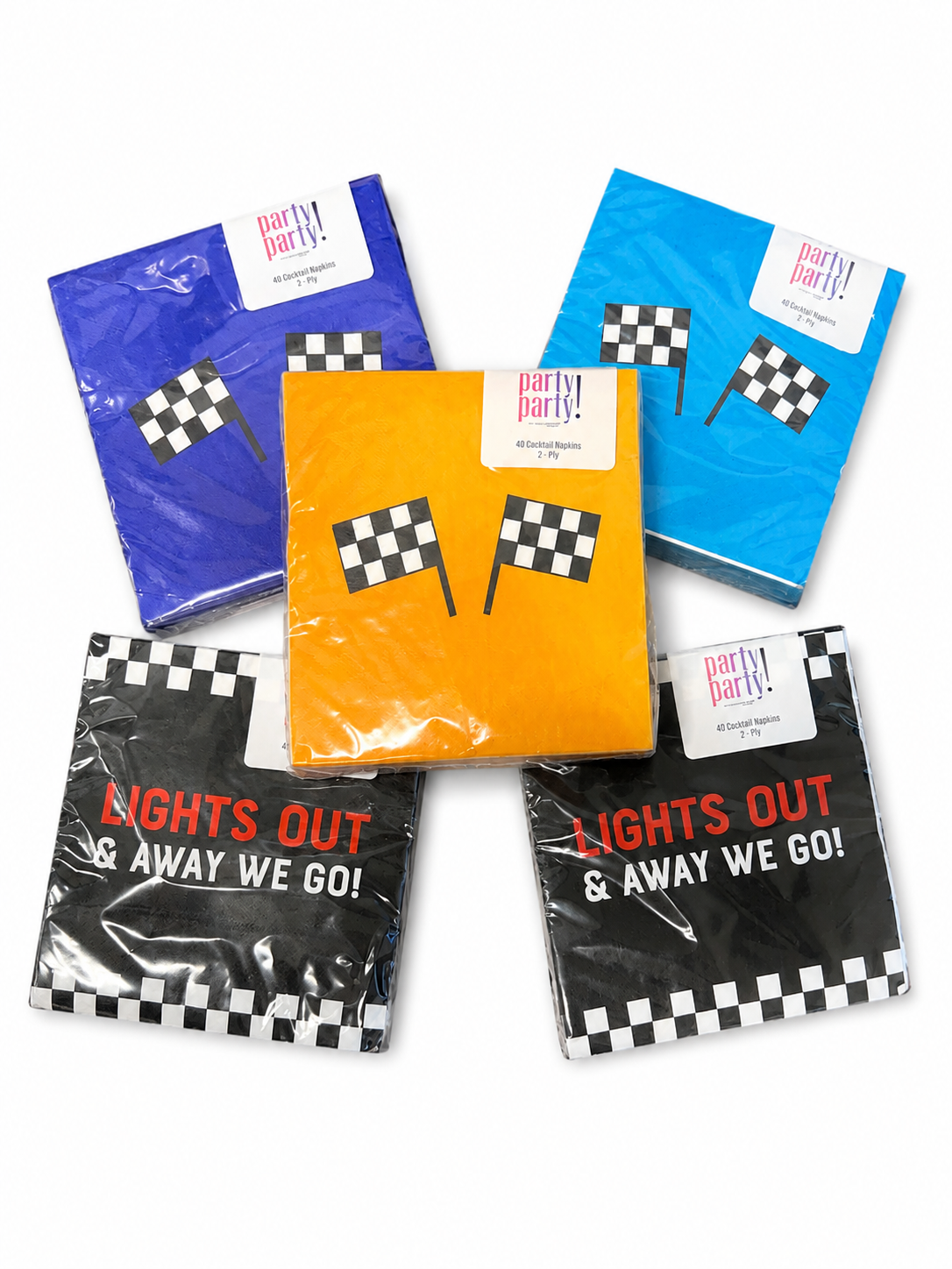 Napkins - Racing Themed-Sold Separately