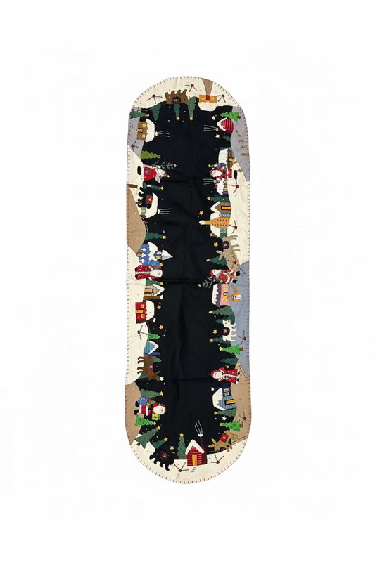 Santa -Christmas -Table Runner