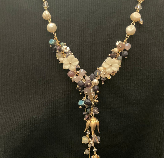 Handmade Floral Crafted Necklace