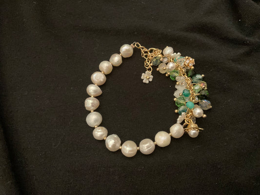 Handmade Fresh Water Pearls Bracelet