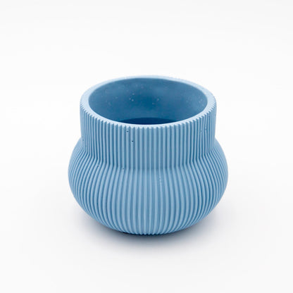 Planter Cement Blue 6.5x5