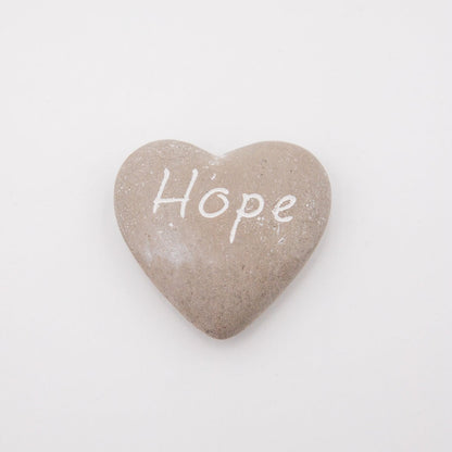 Hearts Cement Grey - Hope, Dream and Believe