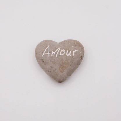 Hearts Cement Grey - Hope, Dream and Believe