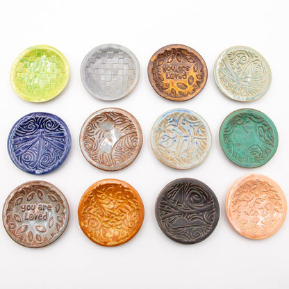 Clay Trinket Dish-Assorted Colors and Designs