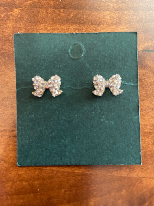Mini Bow Post Earrings