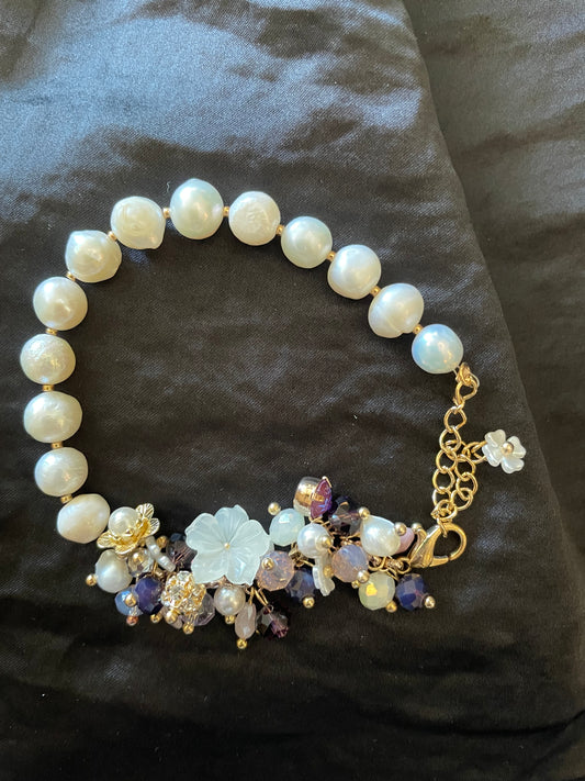 Handmade Fresh Water Pearls Bracelet