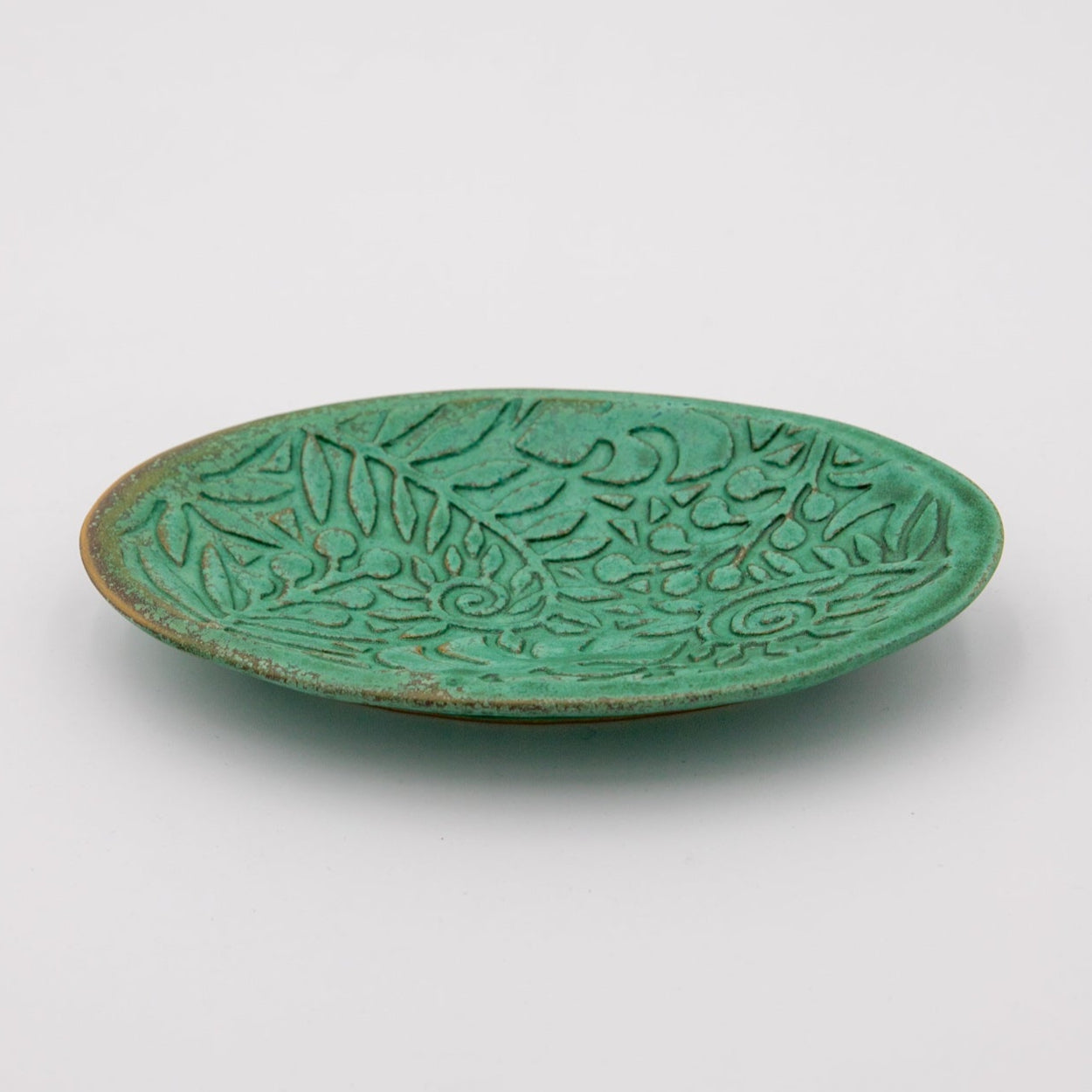 Clay Small Oval Decorative Plate