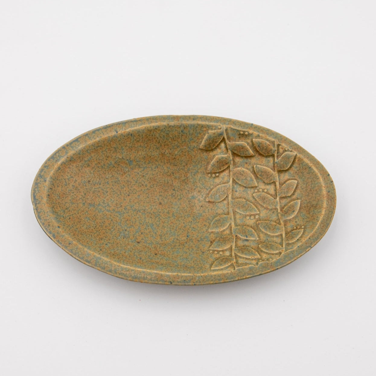 Clay Small Oval Decorative Plate