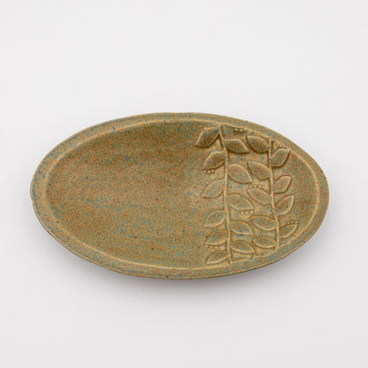 Clay Small Oval Decorative Plate