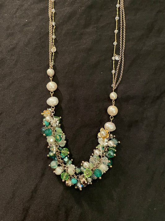 Handmade Crystal Beads Necklace