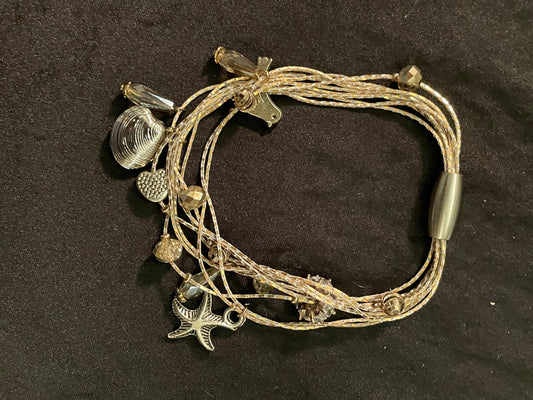 Handmade Bracelet With Beach Charms