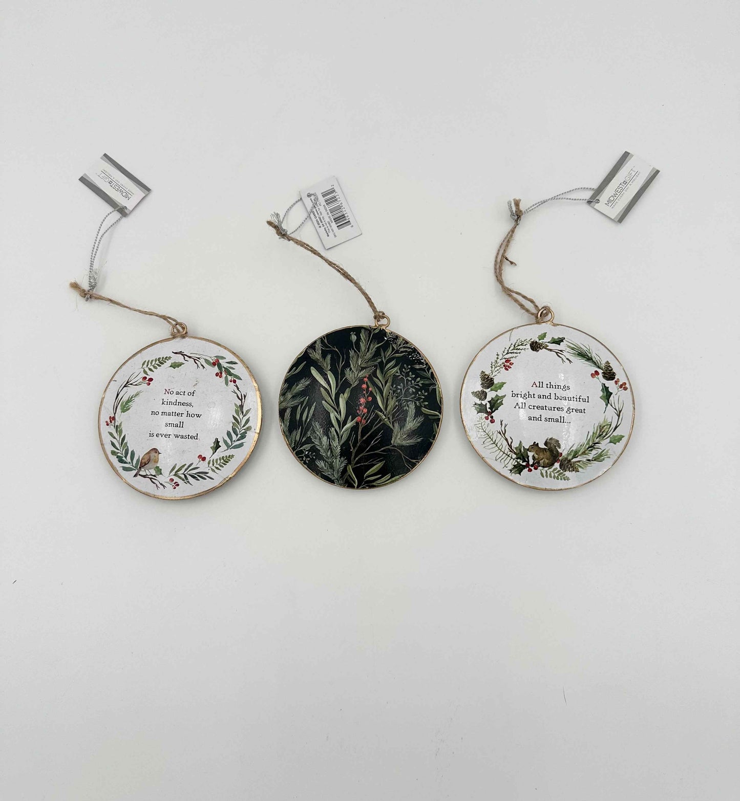 Metal Sentimental Christmas Ornament