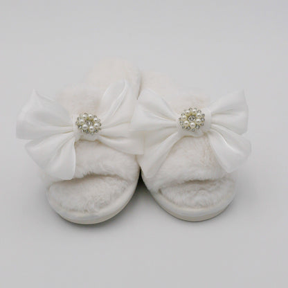 Slippers-White Crystal