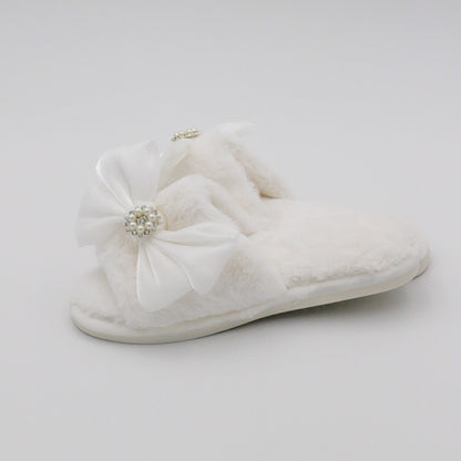 Slippers-White Crystal