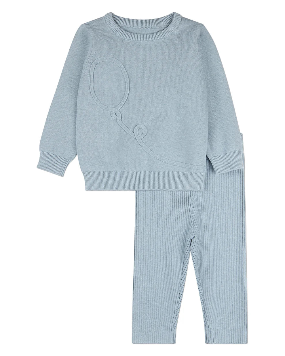 2 Piece Baby and Toddler Boys Knit Set with Balloon Accent