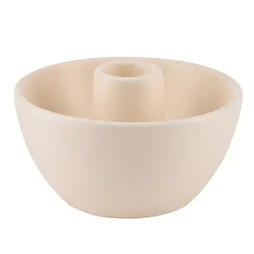 Ivory Taper Candle Holder