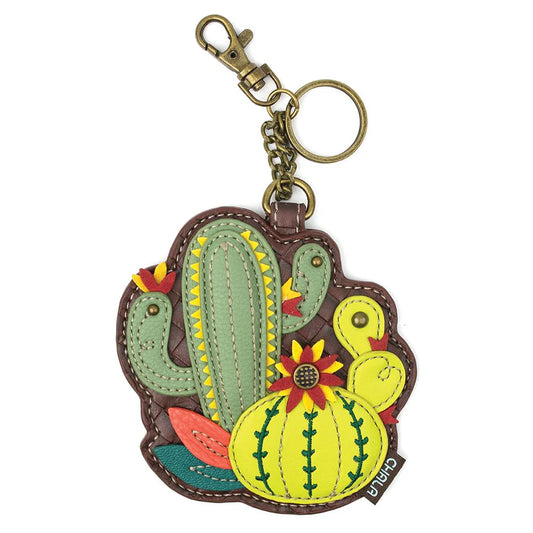 Key Fob-Coin Purse-Cactus