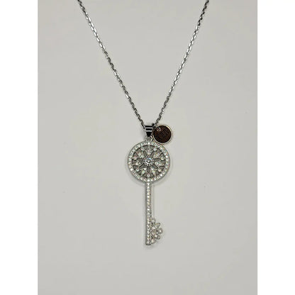 Crystal Key Necklace