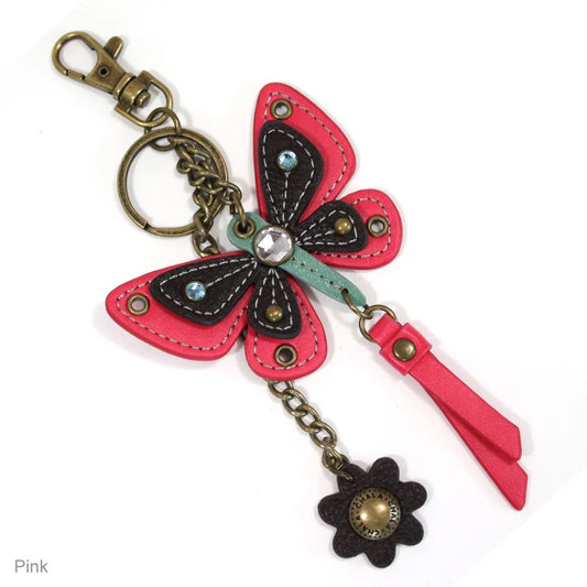 Keychain-Butterfly-Pink