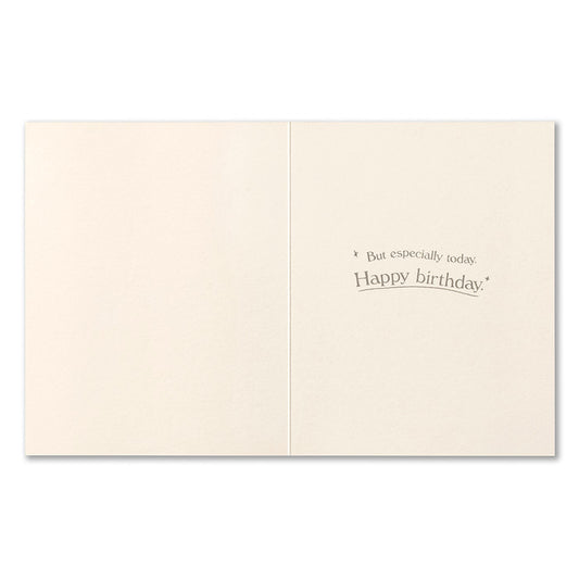 Tarjeta de cumpleaños: Celebro tu existencia todos los días