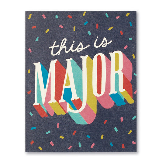 Tarjeta de felicitaciones: Este es el mayor