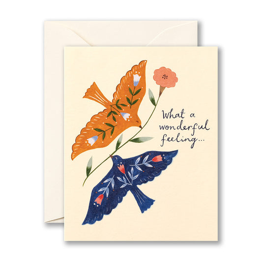 Tarjeta de amistad: ¡Qué sentimiento tan maravilloso!