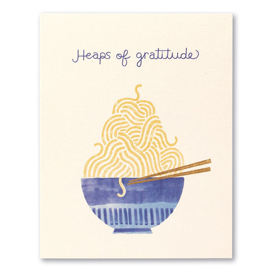 Thank You Card-Heaps of Gratitude