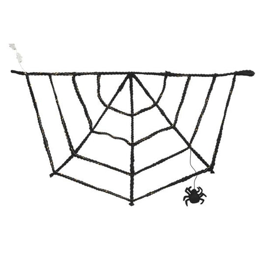 Light Up Felted Spider Web