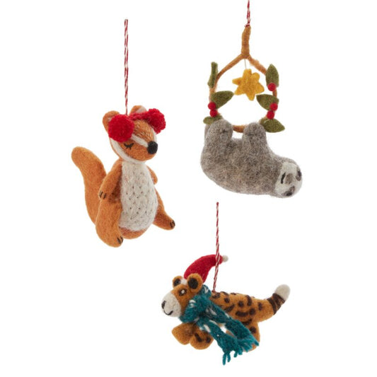 Mellow Critter Ornament-Sloth