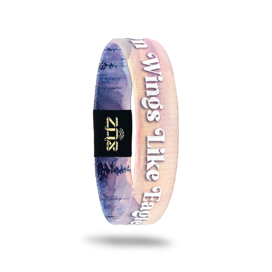 On Wings Like Eagles Bible Verse Bracelet