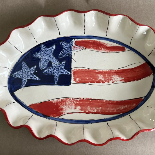 Oval Platter -  (Patriotic Line)
