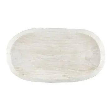 Paulownia Platter-White