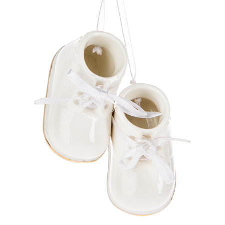 Personalizble Baby Botties Ornament Two Piece Set