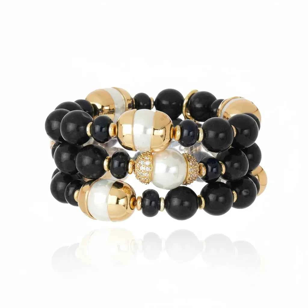 Portinari Trio Bracelet Black
