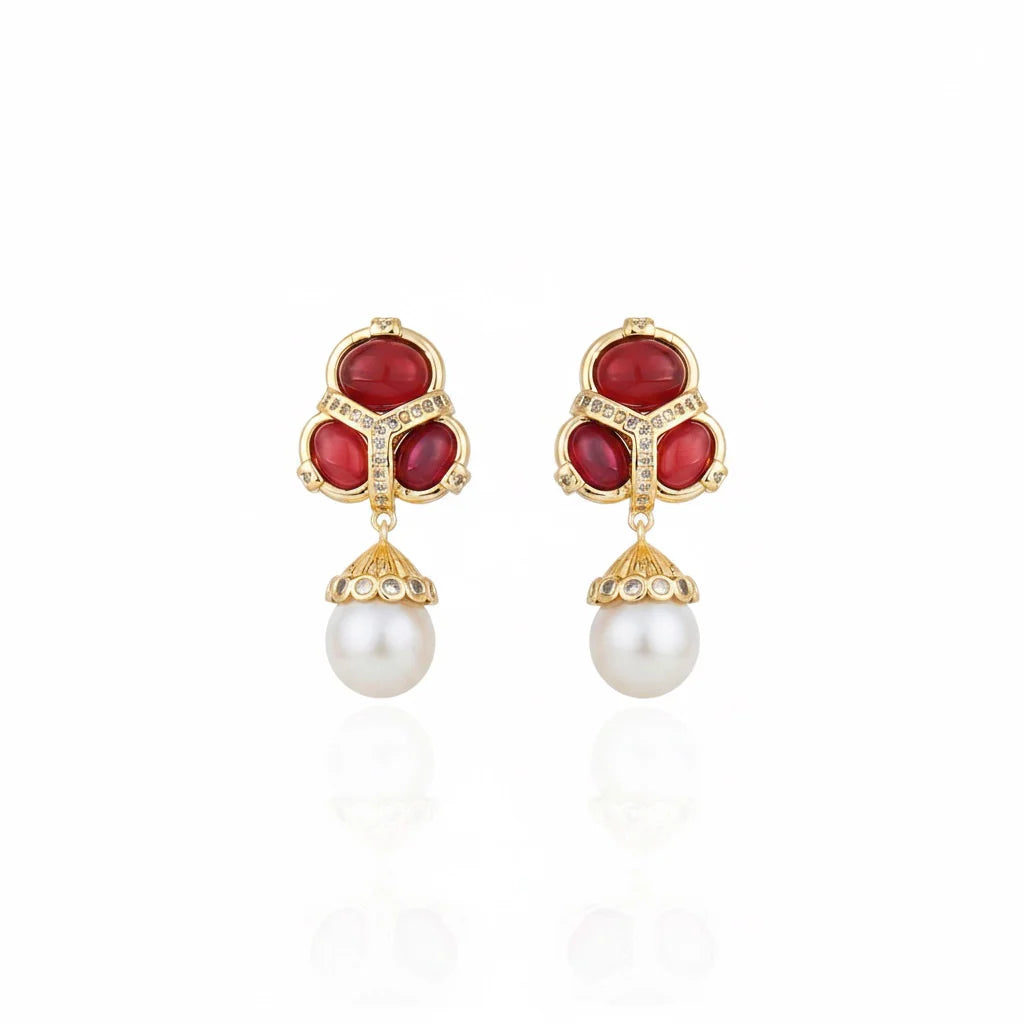 Martins Earrings Red