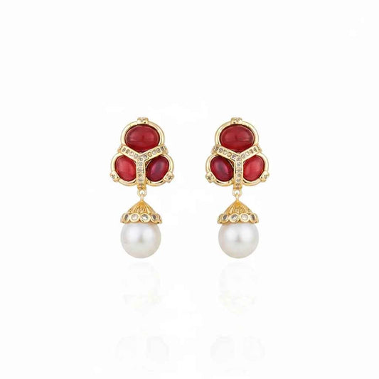 Martins Earrings Red