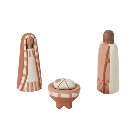 Pintura Nativity Set of 3-1.75"x1.5x4"