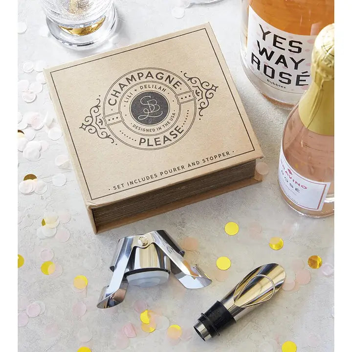 Champagne Please - Pourer & Stopper