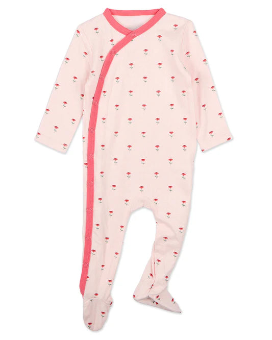 Pointelle Footie Pajamas-Plant Your Dreams and Grow Happy