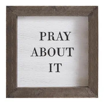 Pray Word Board Art