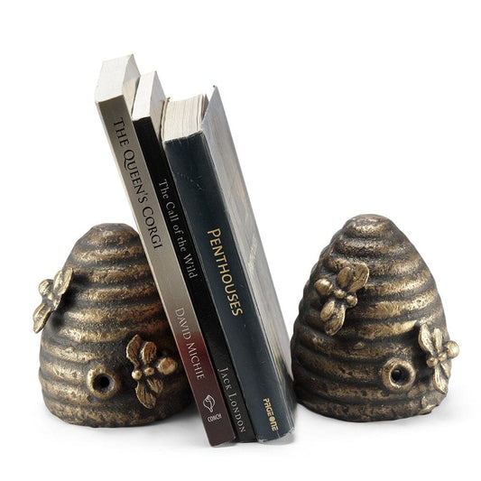 Honeycomb & Bees Bookends set of 2
