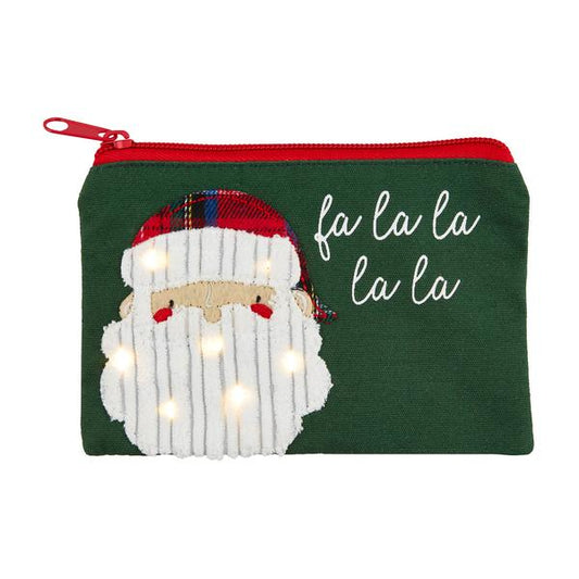 Santa Light-Up Pouch