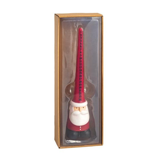 Santa Countdown Candle