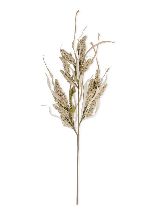 33 Inch Natural Pepperberry with Cornhusk and Leaves