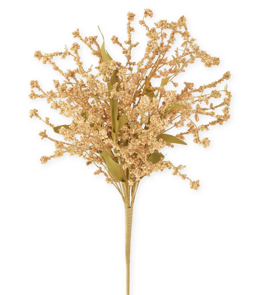 21 Inch Cream Yellow Seed Berry Bush