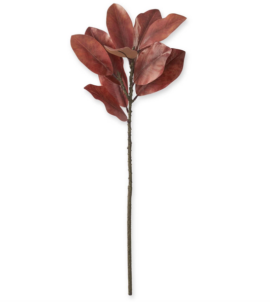 Rama de magnolia naranja de 32 pulgadas